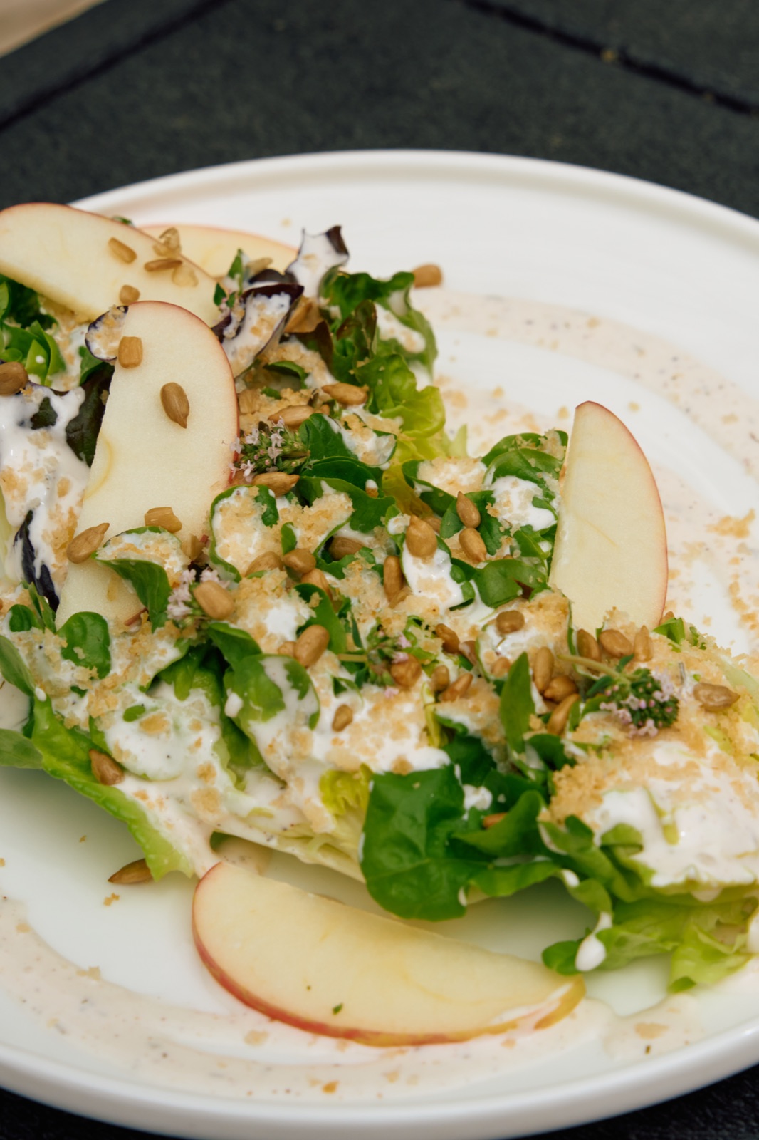 Apple and greens salad